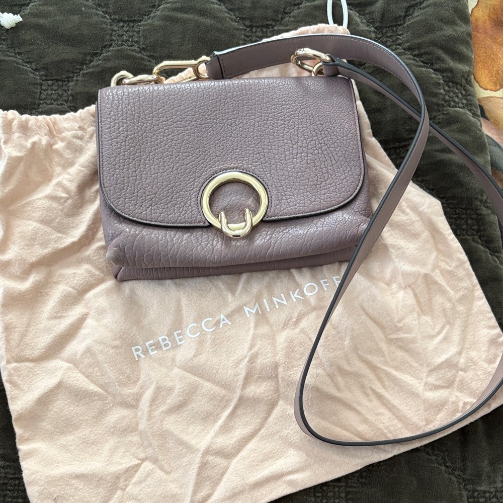 Rebecca Minkoff Mauve Leather Crossbody Bag